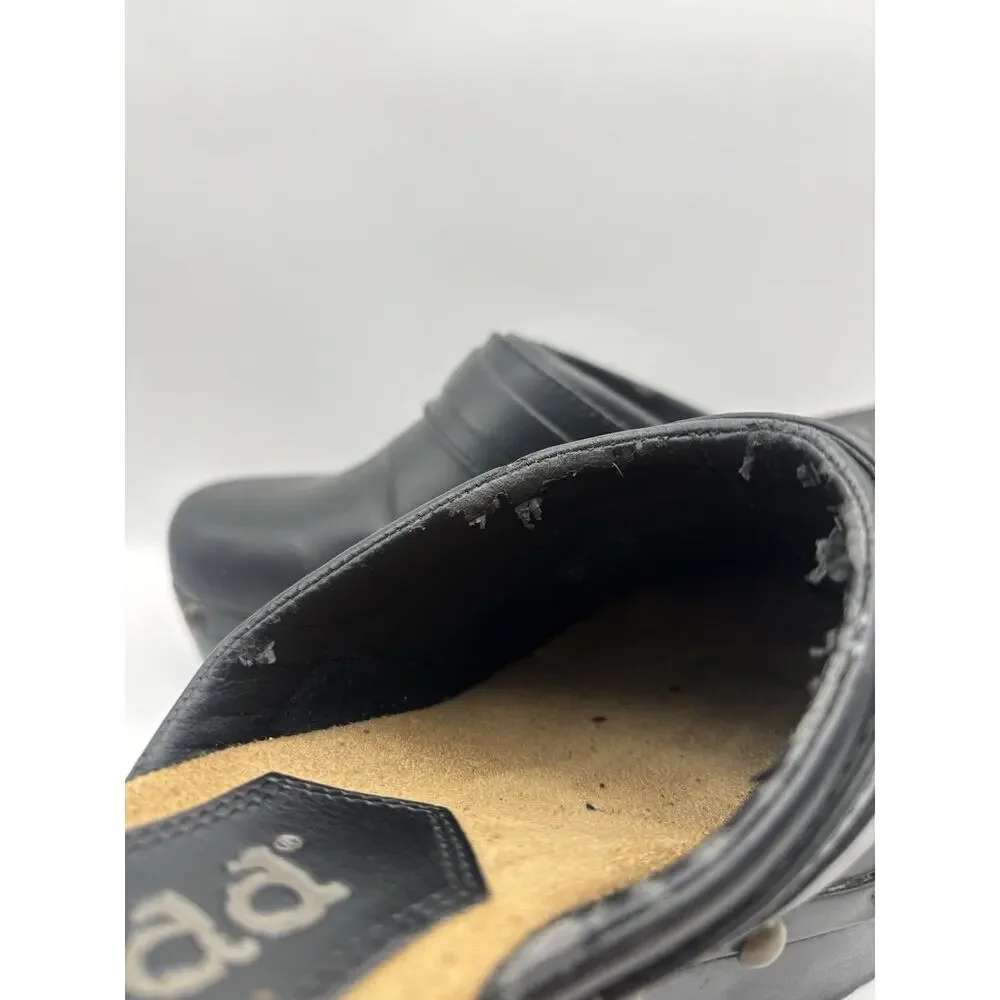 Mudd Y2K Chunky Black Platform Clogs Women Size 8